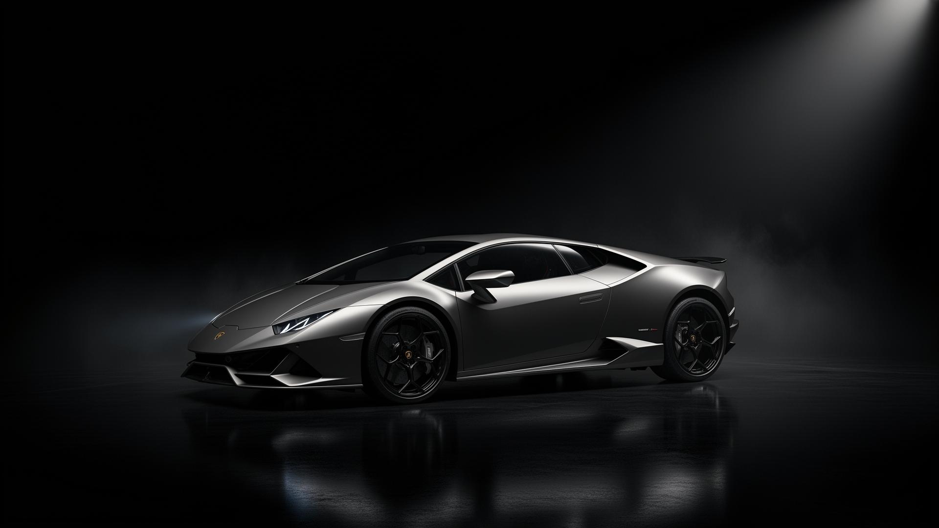 Huracán Tecnica cinematic render